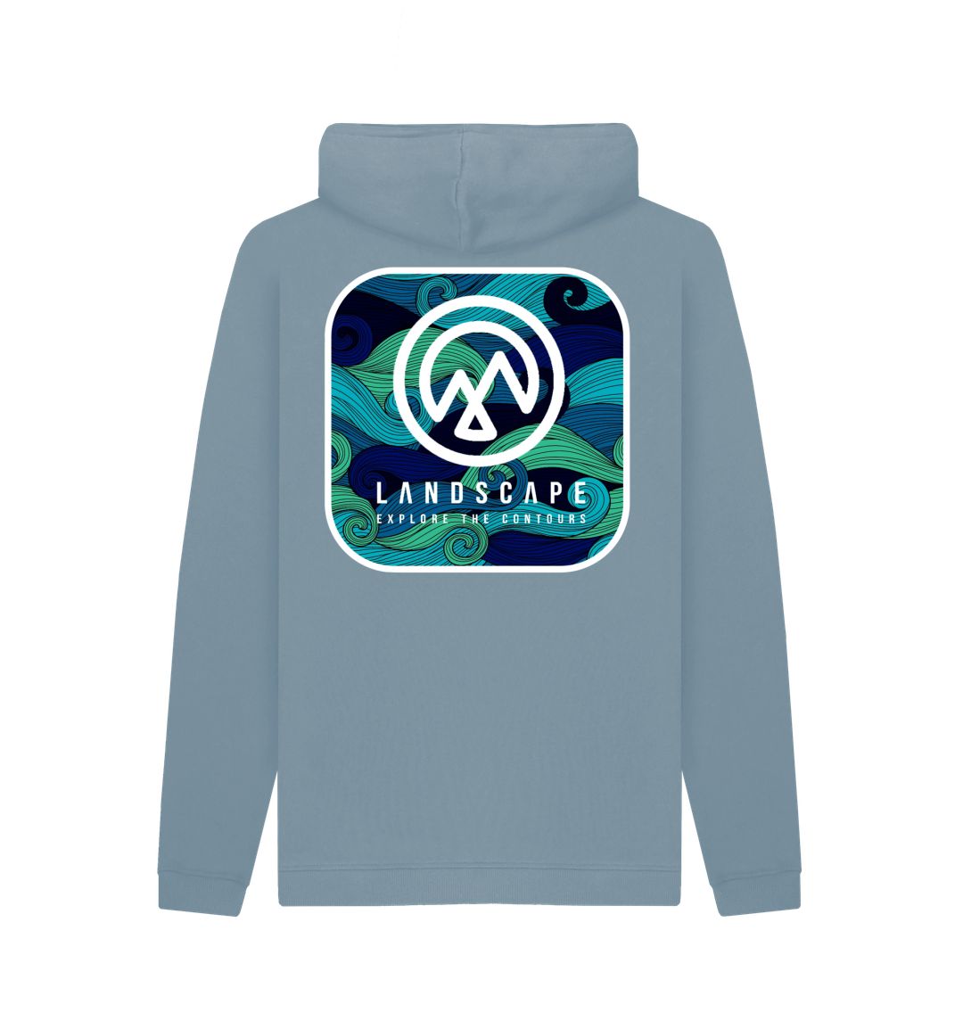 LANDSCAPE Big Wave Unisex Recyclable Hoodie