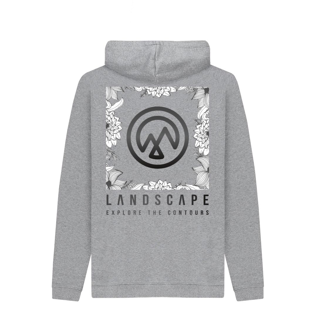 LANDSCAPE Floral Print Recyclable Unisex Hoodie