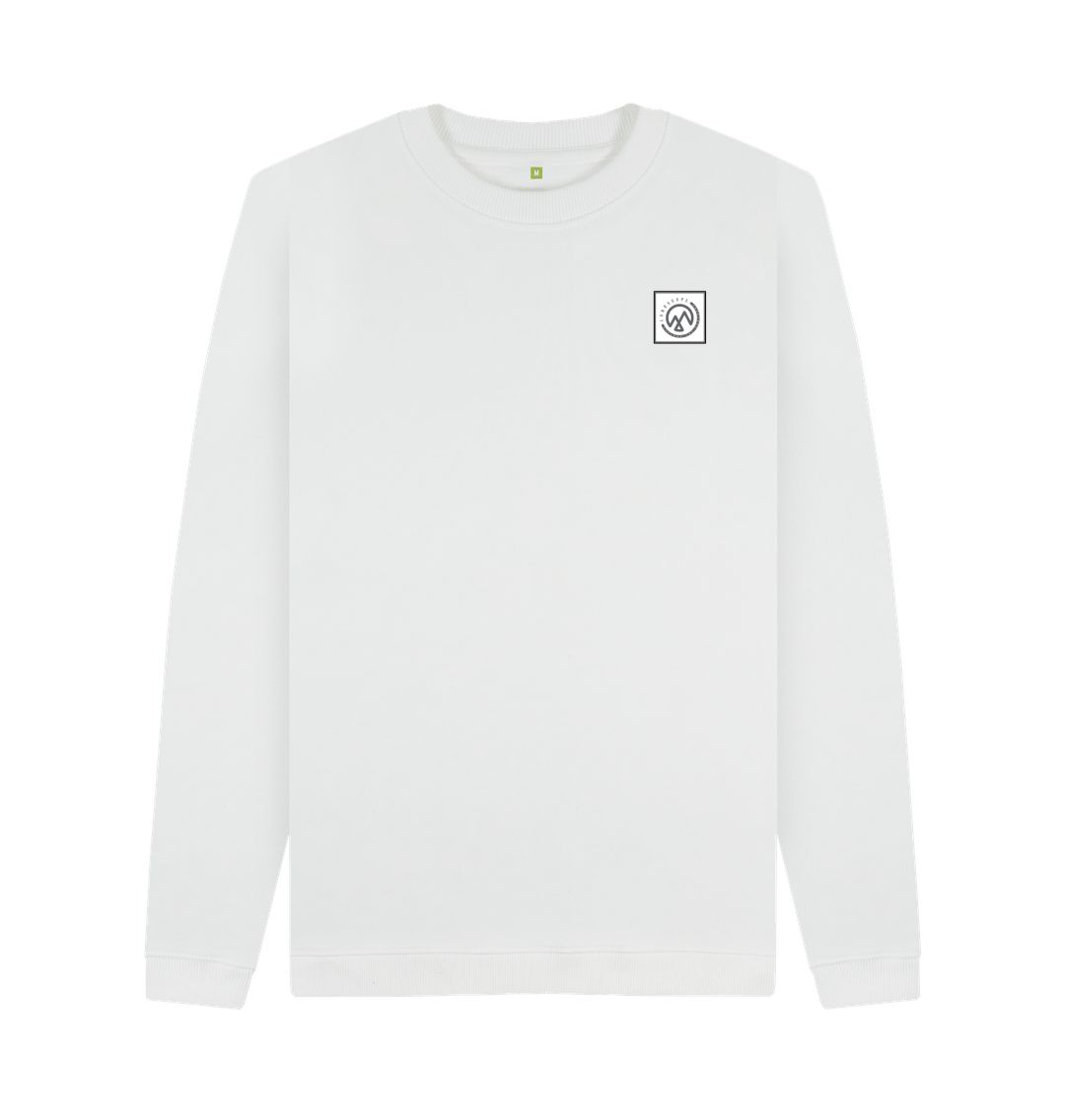 White LANDSCAPE Wild Forest Lighter Tone Recyclable Jumper