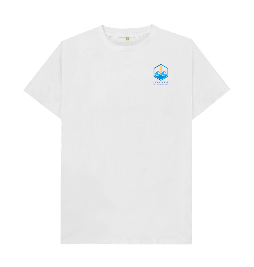 White LANDSCAPE Summer Surf Unisex T-shirt