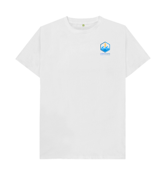 White LANDSCAPE Summer Surf Unisex T-shirt