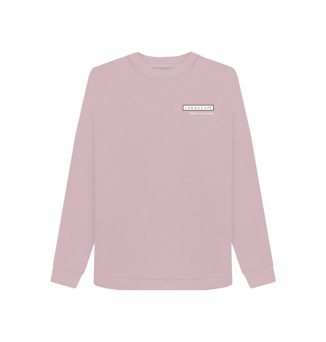 Mauve LANDSCAPE Adventure Womans Crew Neck Jumper