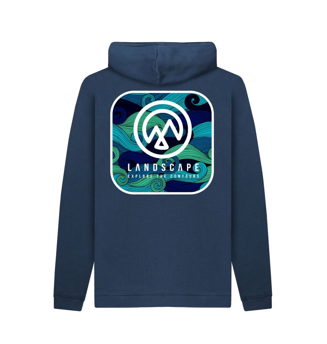 LANDSCAPE Big Wave Unisex Recyclable  Hoodie