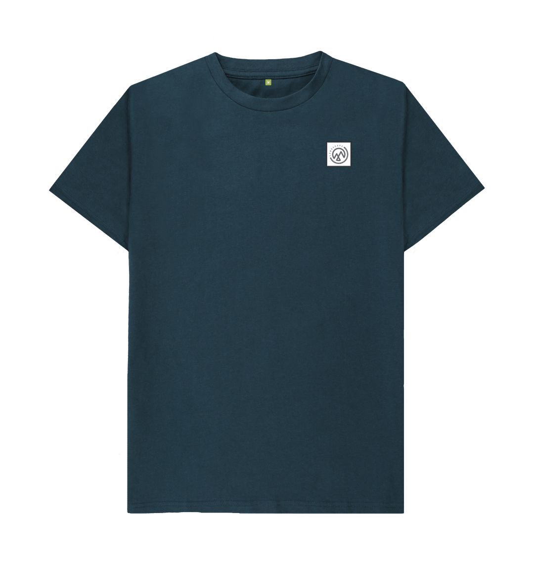 Denim Blue LANDSCAPE Reach The Peak T-shirt Unisex