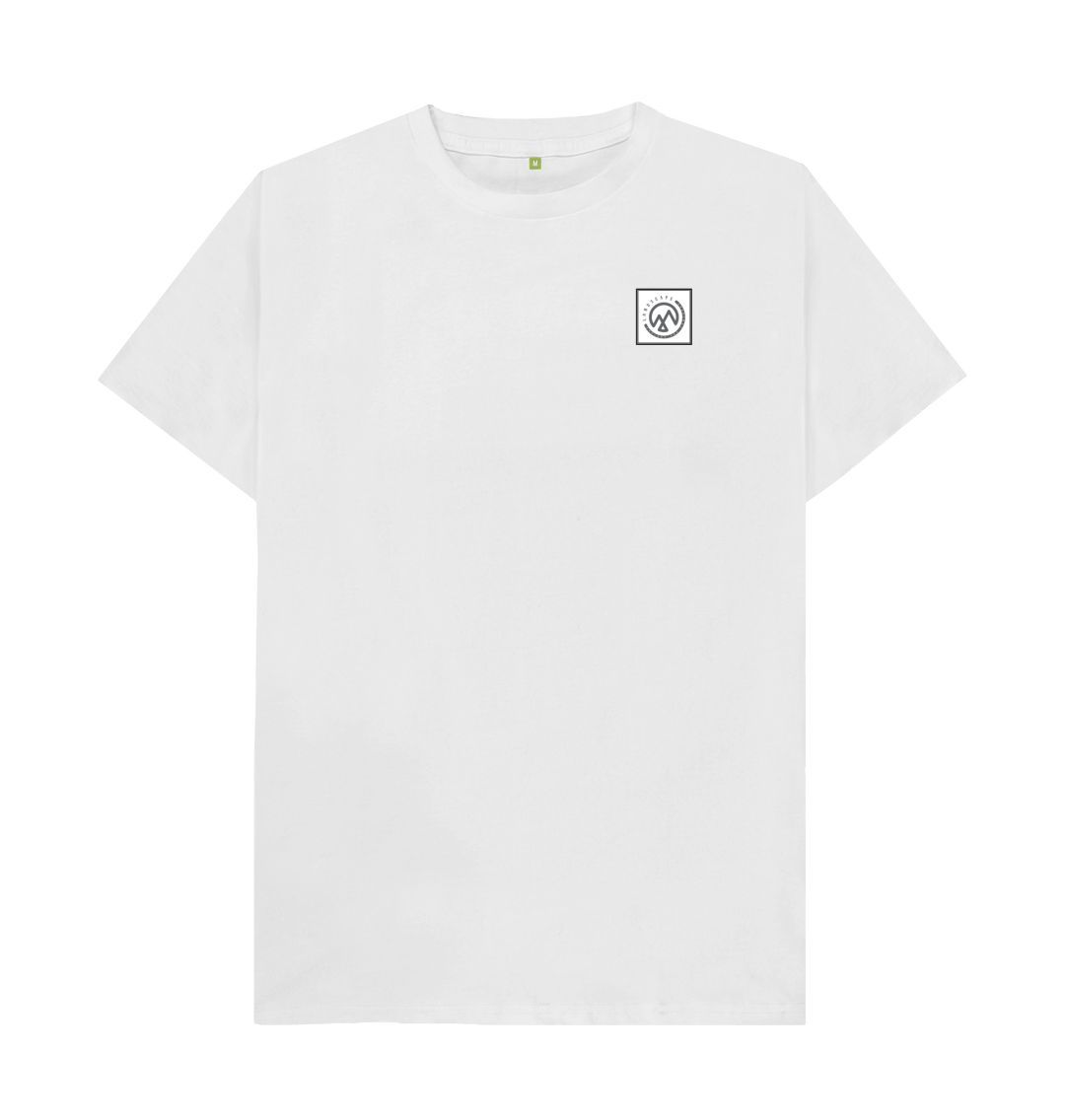 White LANDSCAPE Abstract Sun T Shirt