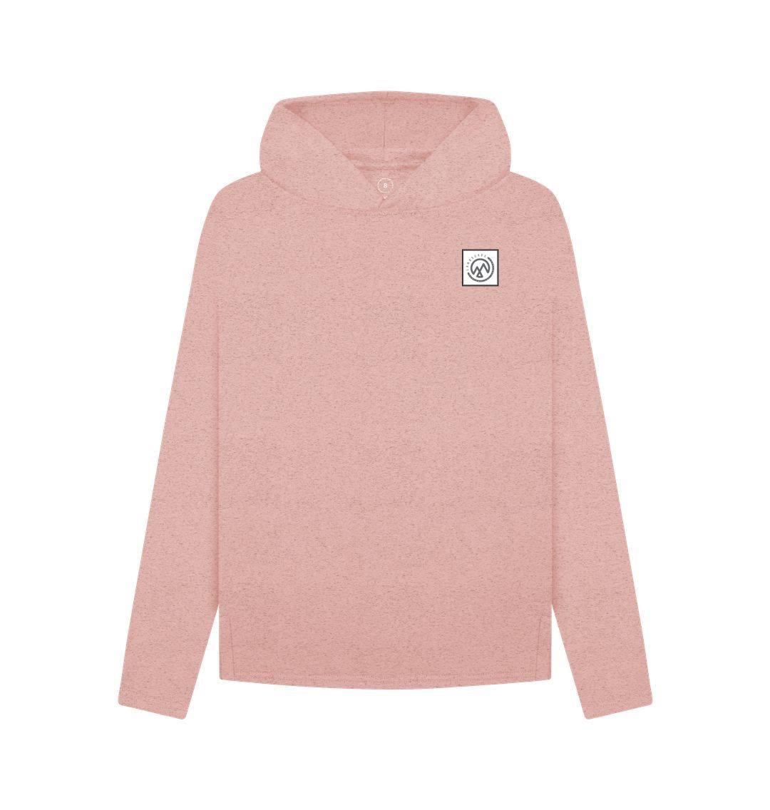 Sunset Pink Wild Forest Women's Recyclable Relaxed Hoodie