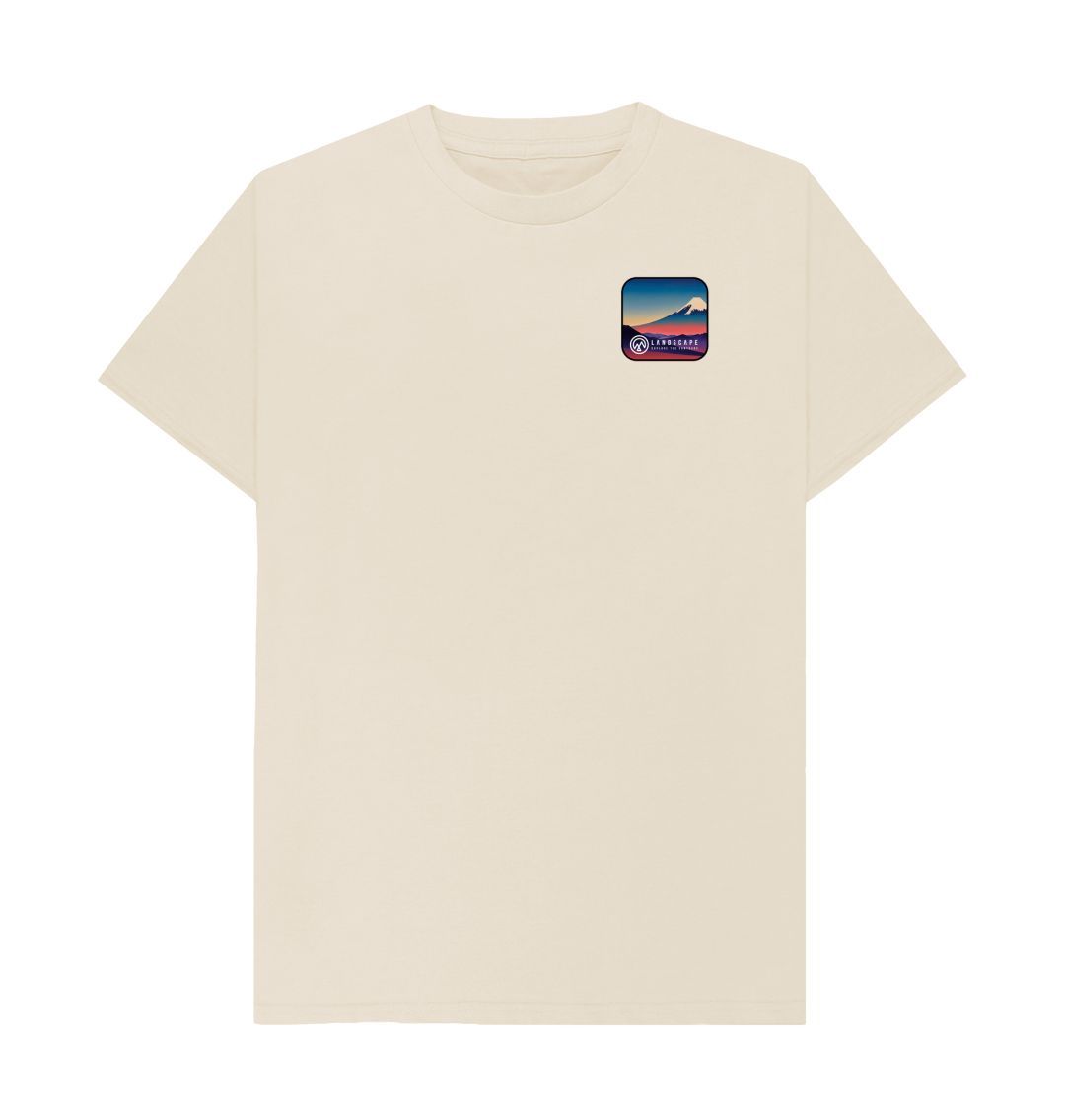 Oat LANDSCAPE Mountain Range Logo Unisex Recyclable Logo T Shirt