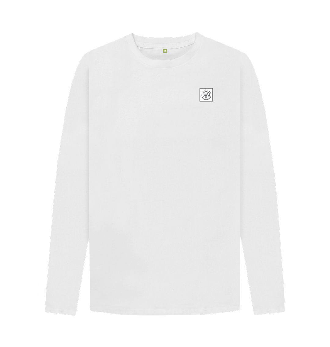 White LANDSCAPE - Off The Grid Logo Long Sleeved T-shirt - Unisex