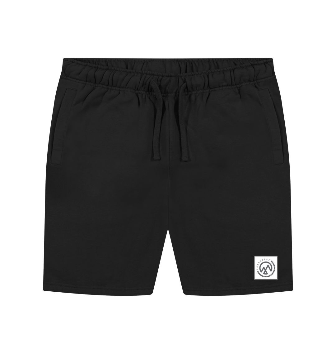 Black LANDSCAPE Mens Black Explore Leisure Shorts