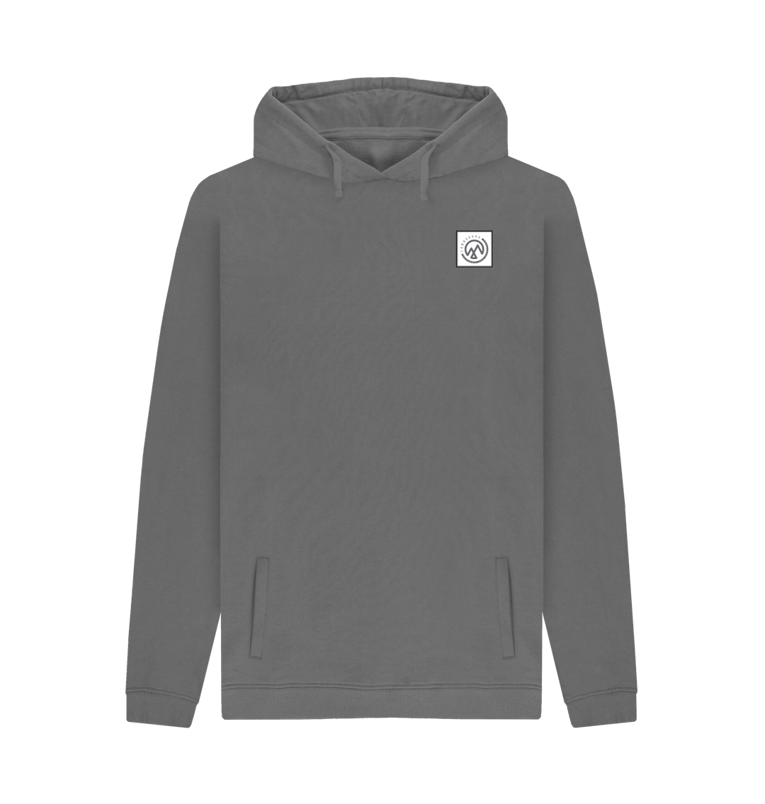 Slate Grey Printed Hoody Front