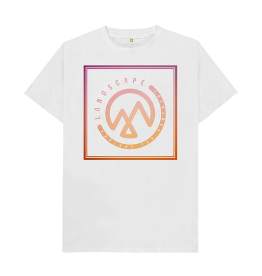 White LANDSCAPE Explorers Logo T Shirt