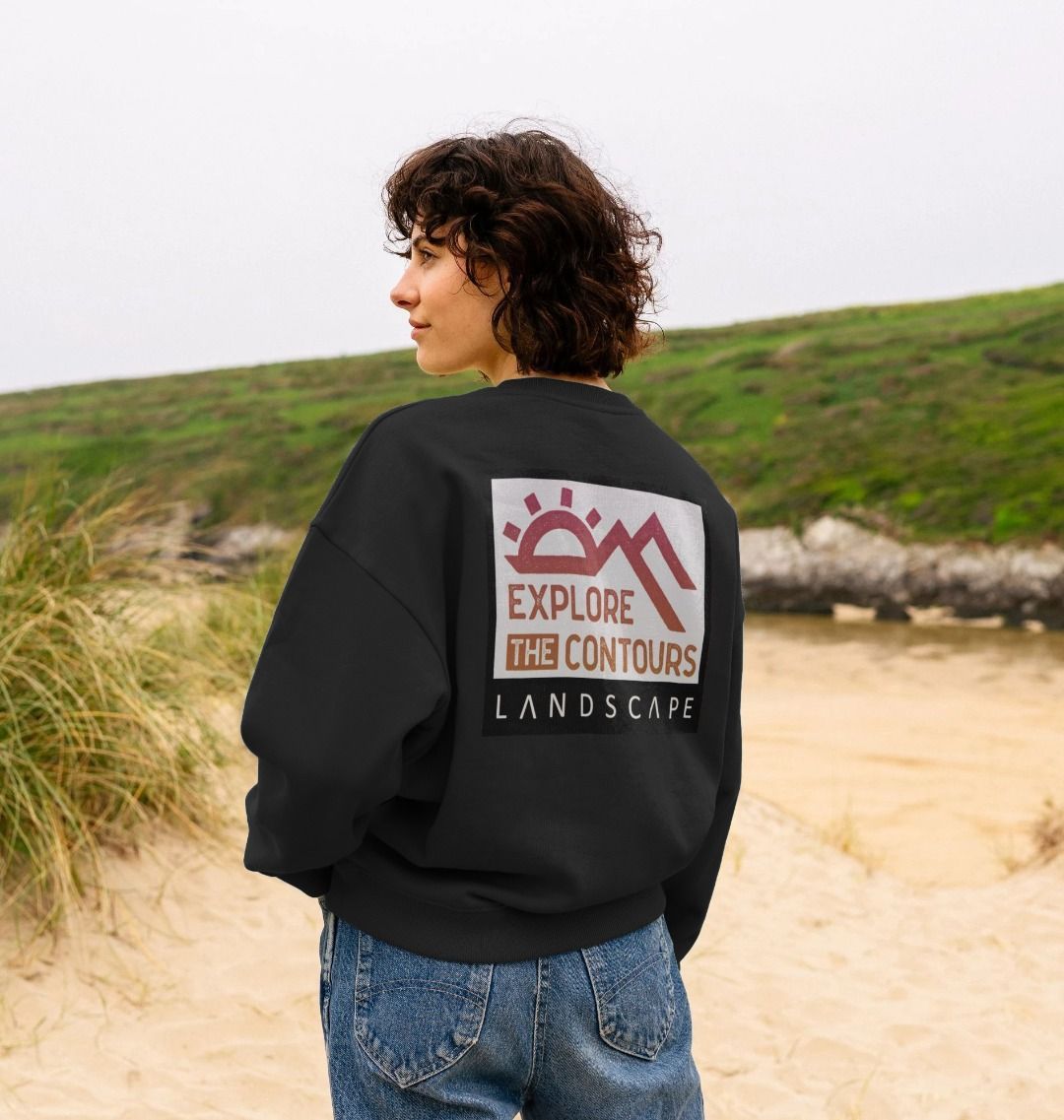 LANDSCAPE - Mountain Sunrise Oversized Jumper