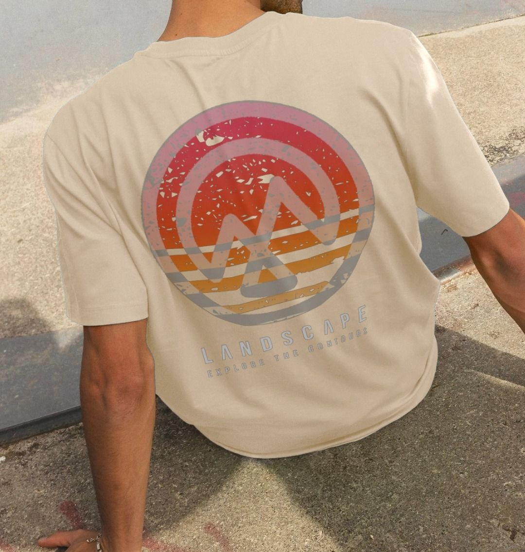 LANDSCAPE Sunset Logo Stamp Recyclable T - Shirt