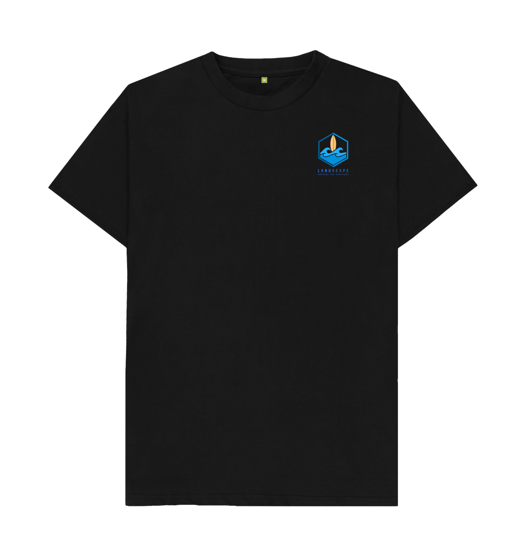 Black LANDSCAPE Summer Surf Unisex T-shirt