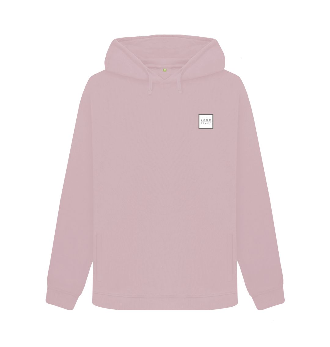 Mauve Landscape Floral Womans Hoodie