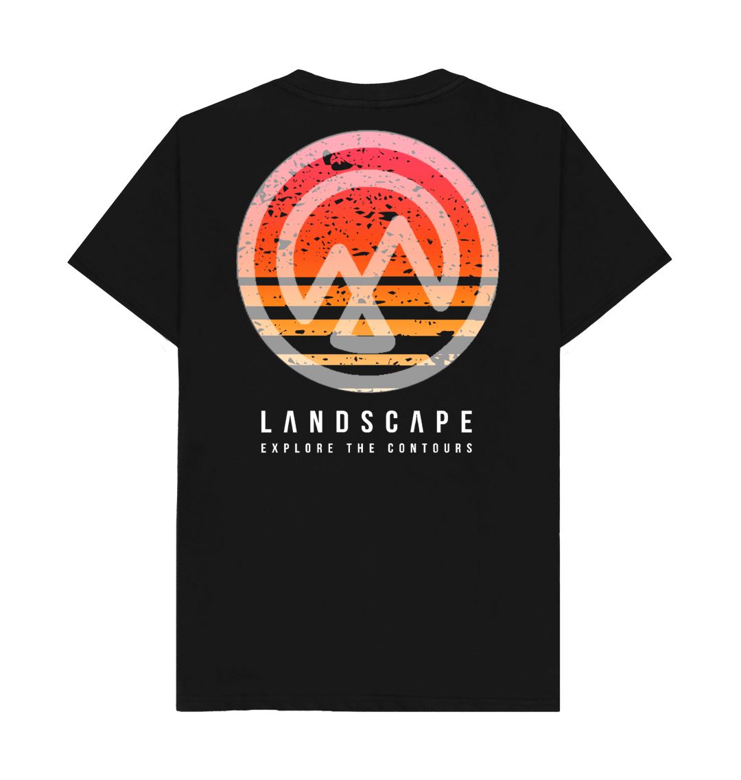 LANDSCAPE Sunset Logo Stamp Recyclable T - Shirt