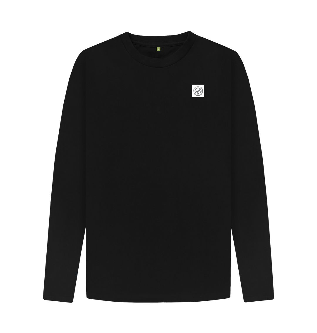 Black LANDSCAPE - Off The Grid Logo Long Sleeved T-shirt - Unisex