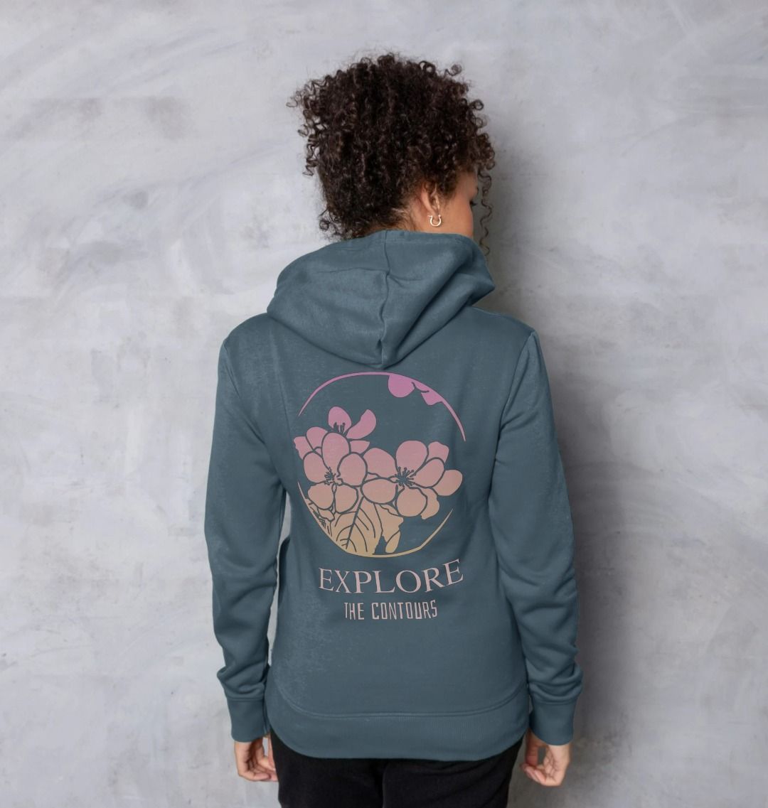 Landscape Floral Women's Hoodie