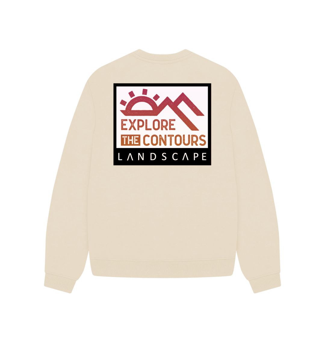 LANDSCAPE - Mountain Sunrise Oversized Jumper