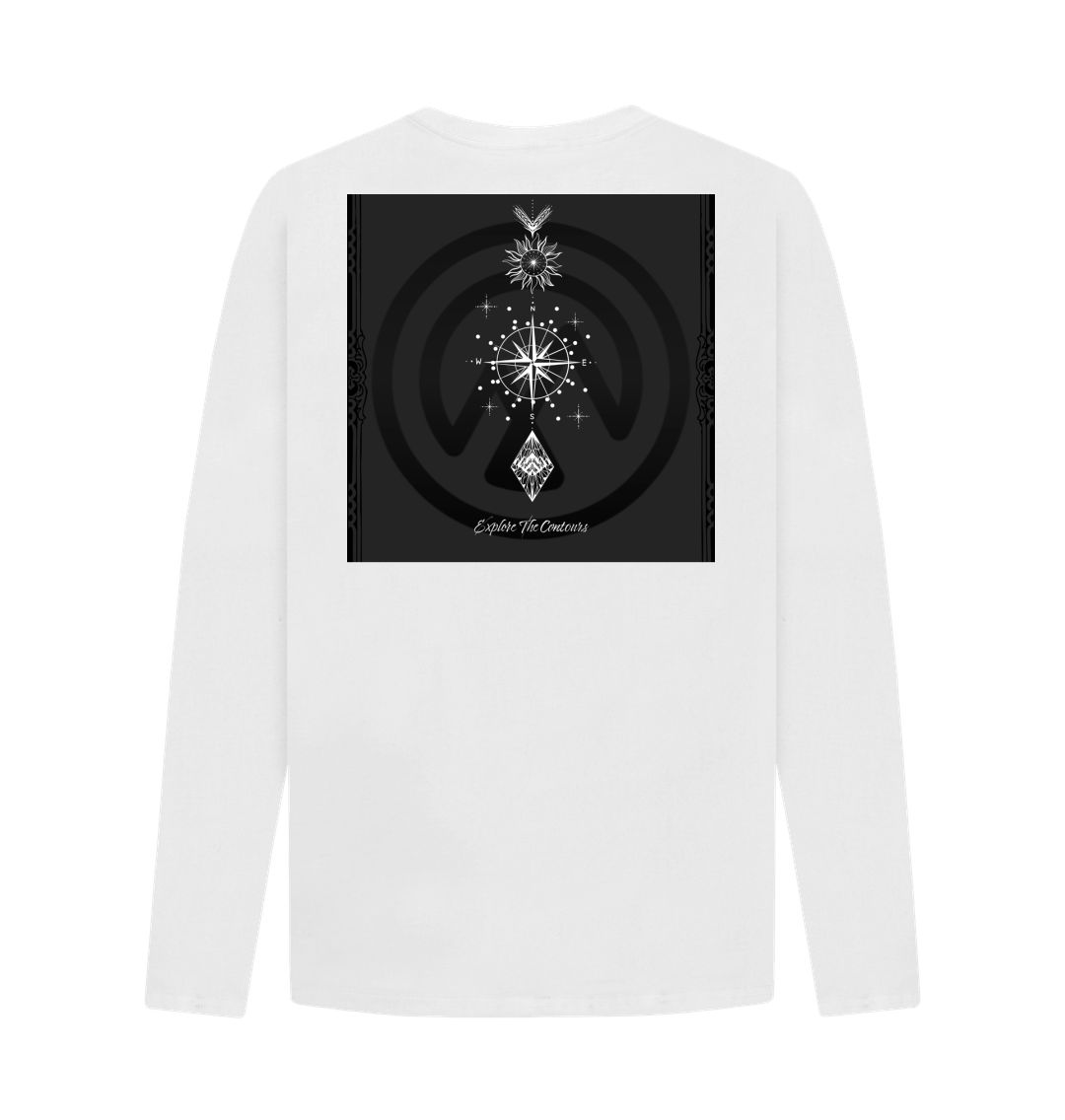 LANDSCAPE Compass Finds The Way Long Sleeved T-shirt - Unisex