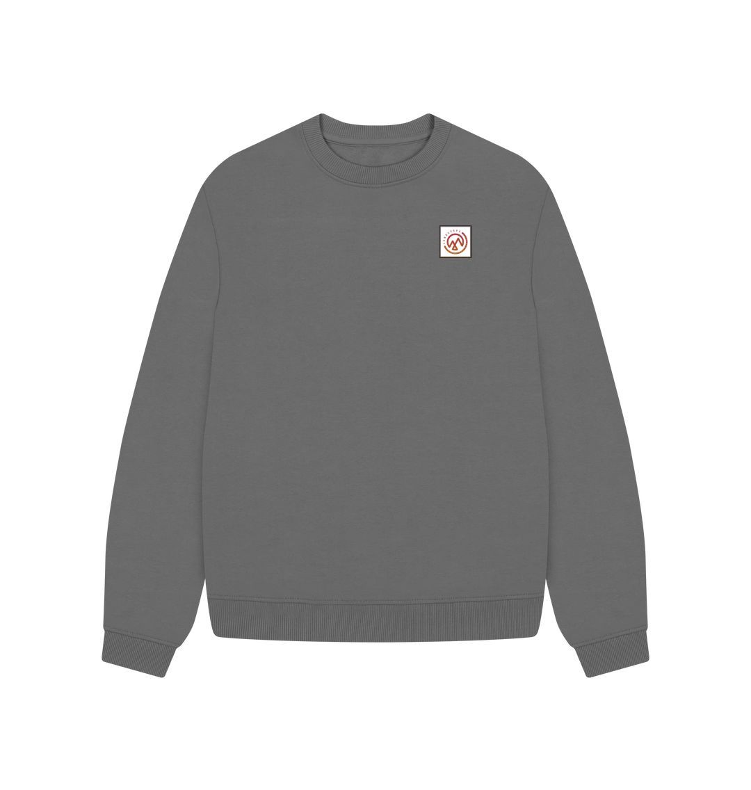 Slate Grey LANDSCAPE - Mountain Sunrise Oversized Jumper