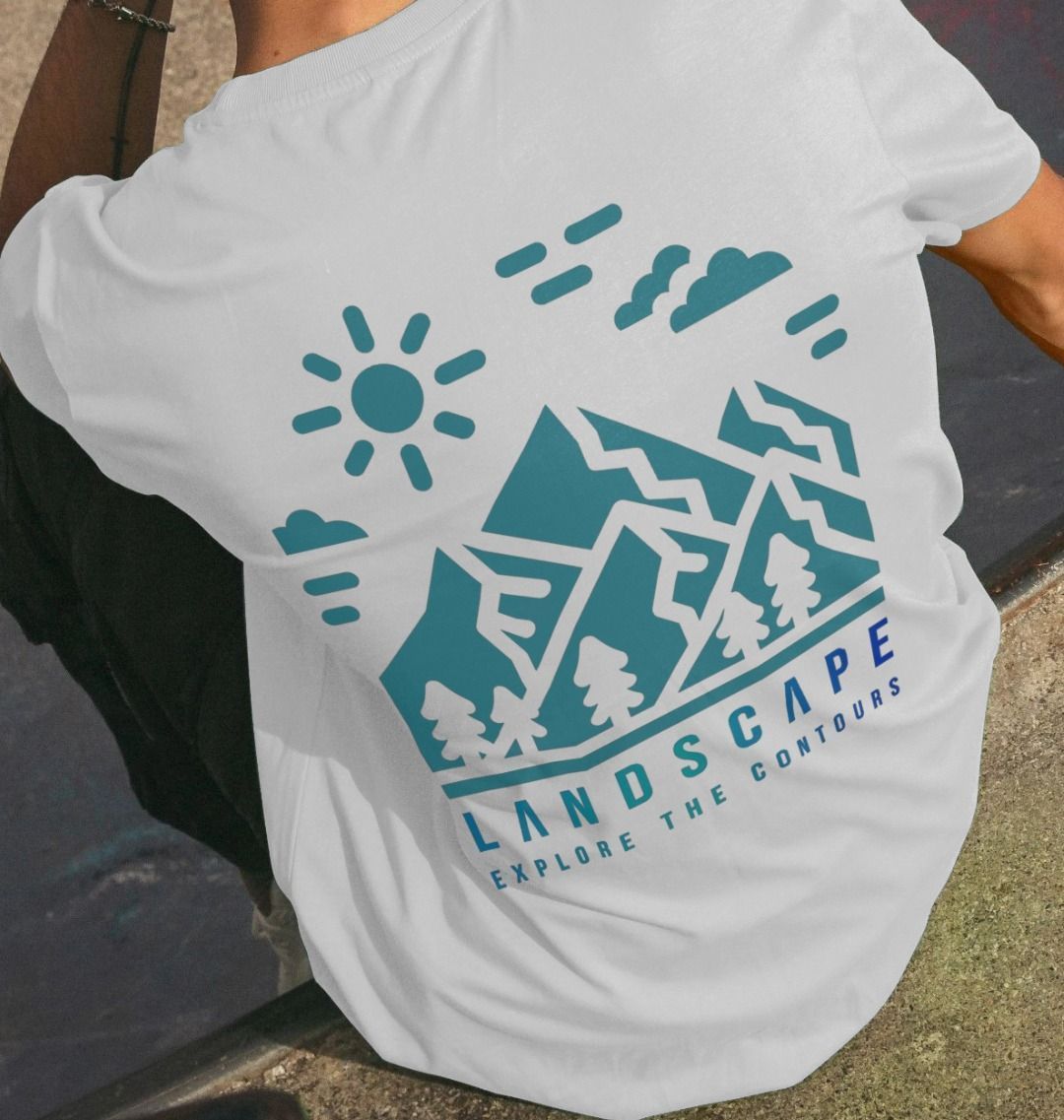 LANDSCAPE Blue View Recyclable Unisex T Shirt