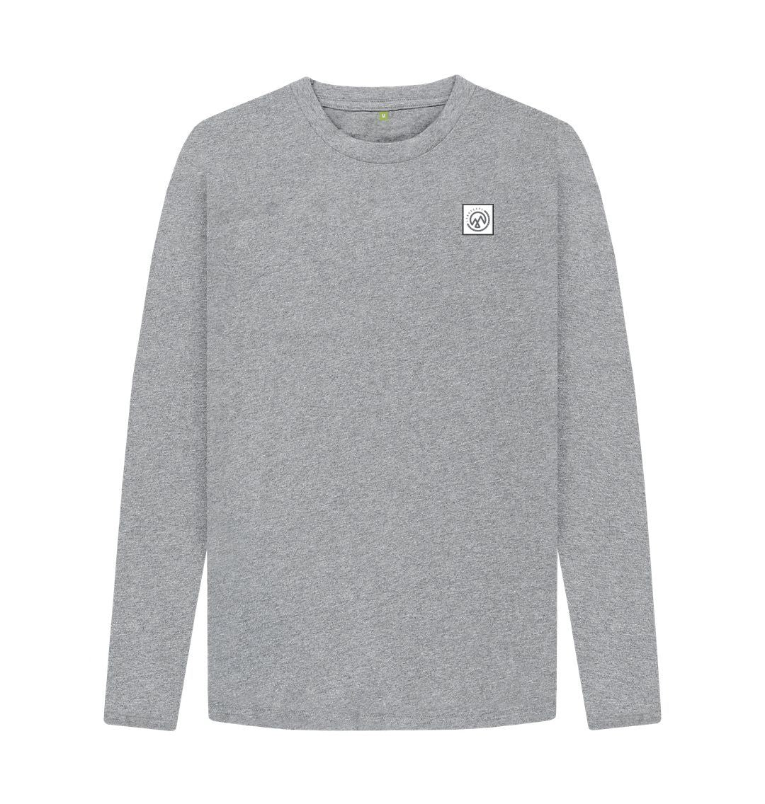 Athletic Grey LANDSCAPE - Off The Grid Logo Long Sleeved T-shirt - Unisex