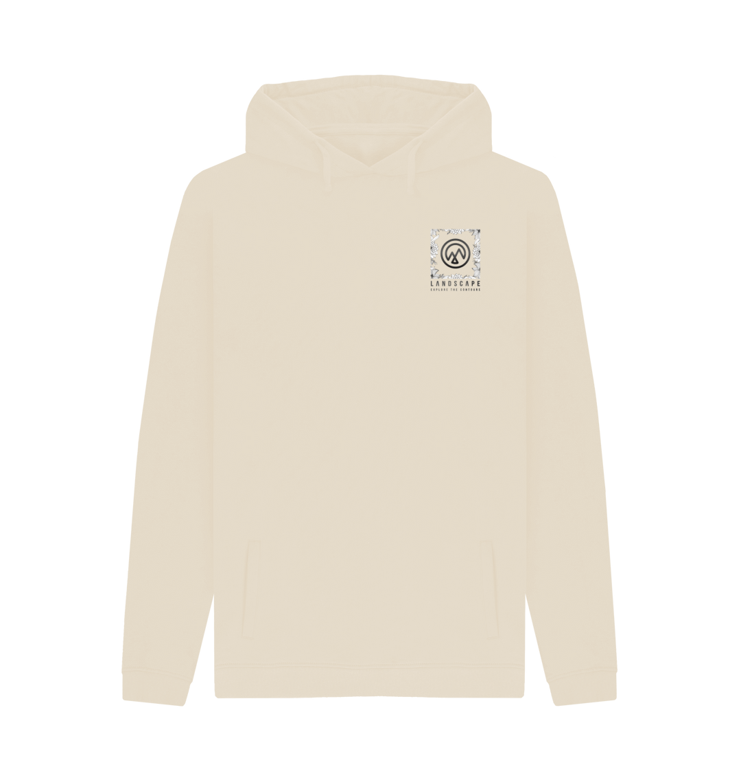 Oat Printed Hoody Front