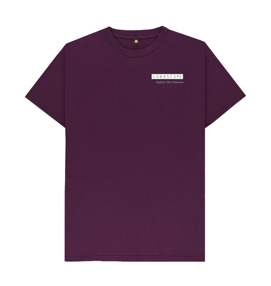 Purple LANDSCAPE Mountain Logo T-shirt