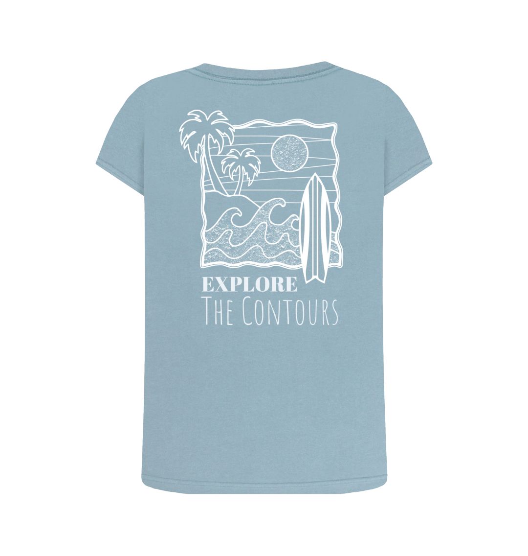 LANDSCAPE Surfs Up Women's Scoop Neck T-shirt