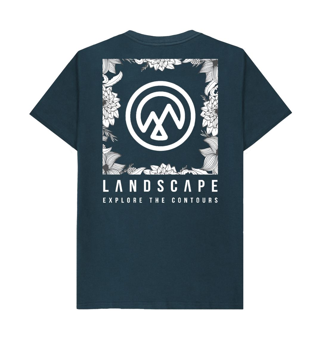 LANDSCAPE White Floral Logo Unisex Recyclable T Shirt