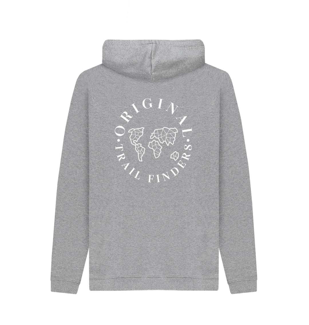 Light Heather Printed Hoody Back