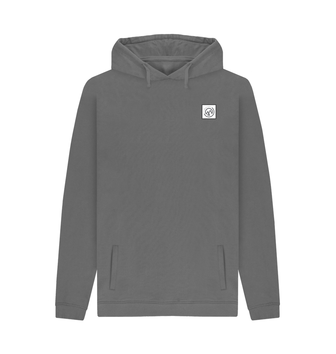 Slate Grey Printed Hoody Front