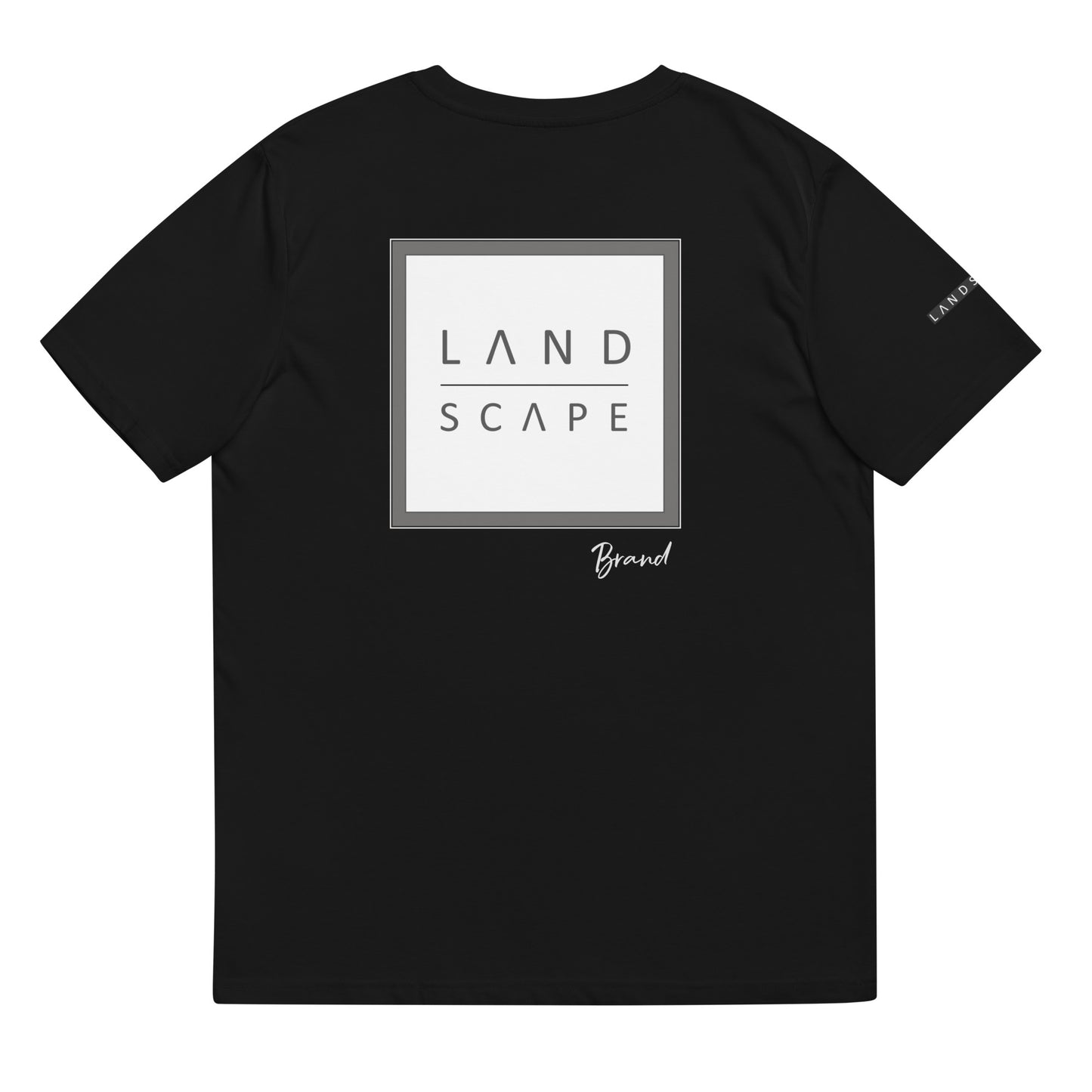 LANDSCAPE Stamp Logo Unisex organic cotton t-shirt