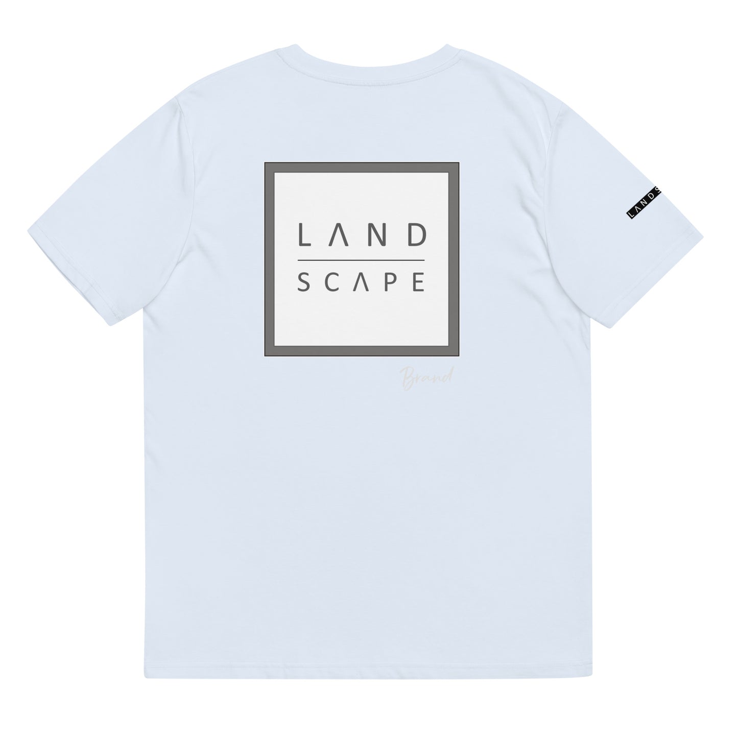 LANDSCAPE Stamp Logo Unisex organic cotton t-shirt