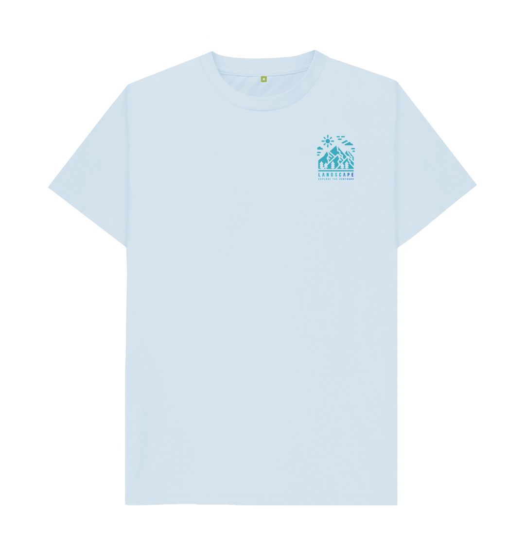 Sky Blue LANDSCAPE Blue View Recyclable T Shirt