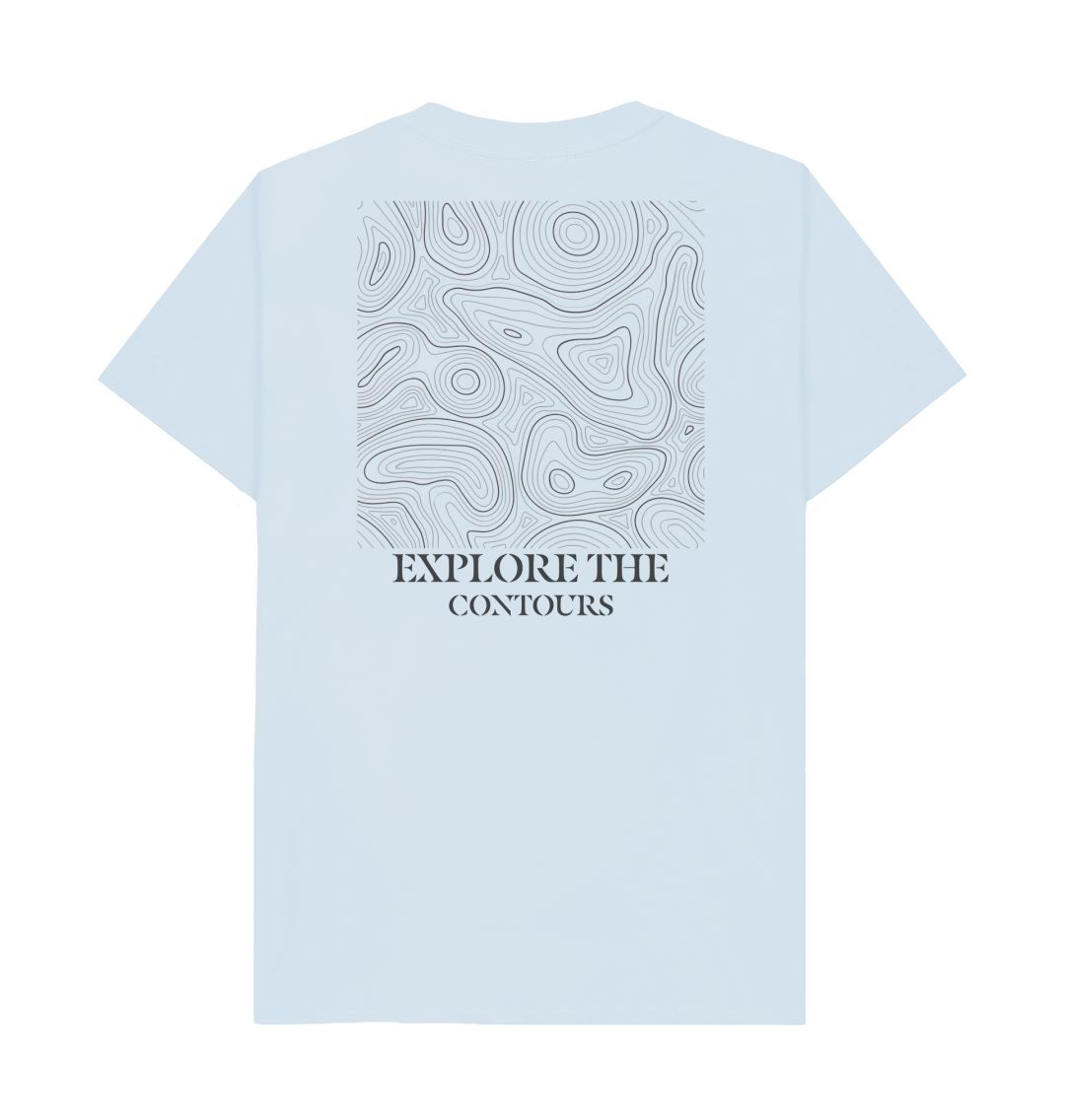 LANDSCAPE Contours Design Unisex Recyclable T Shirt