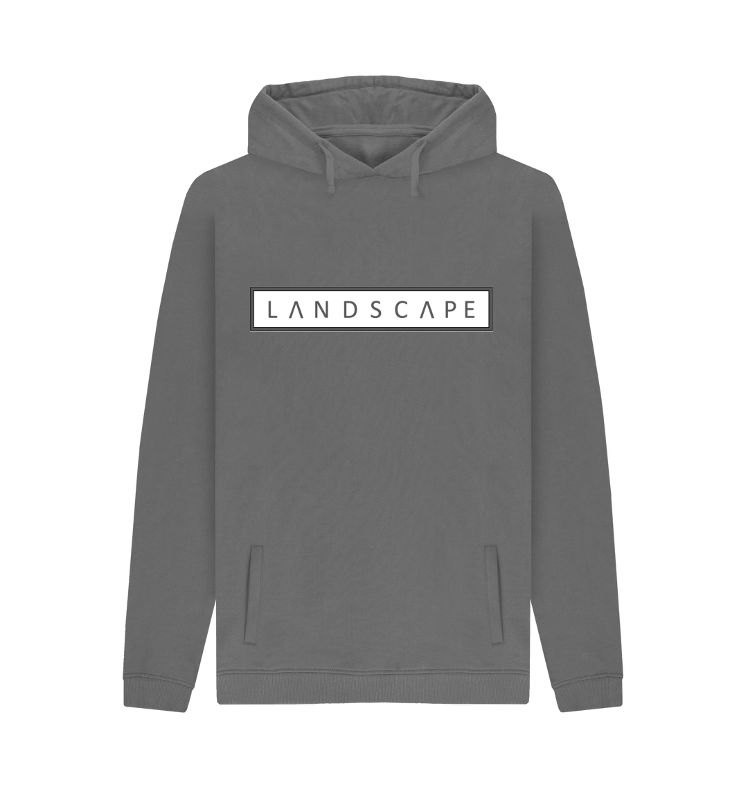 Slate Grey Printed Hoody Front