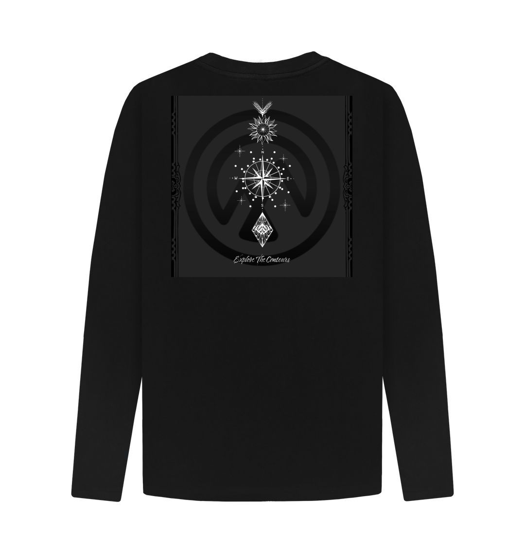 LANDSCAPE Compass Finds The Way Long Sleeved T-shirt - Unisex