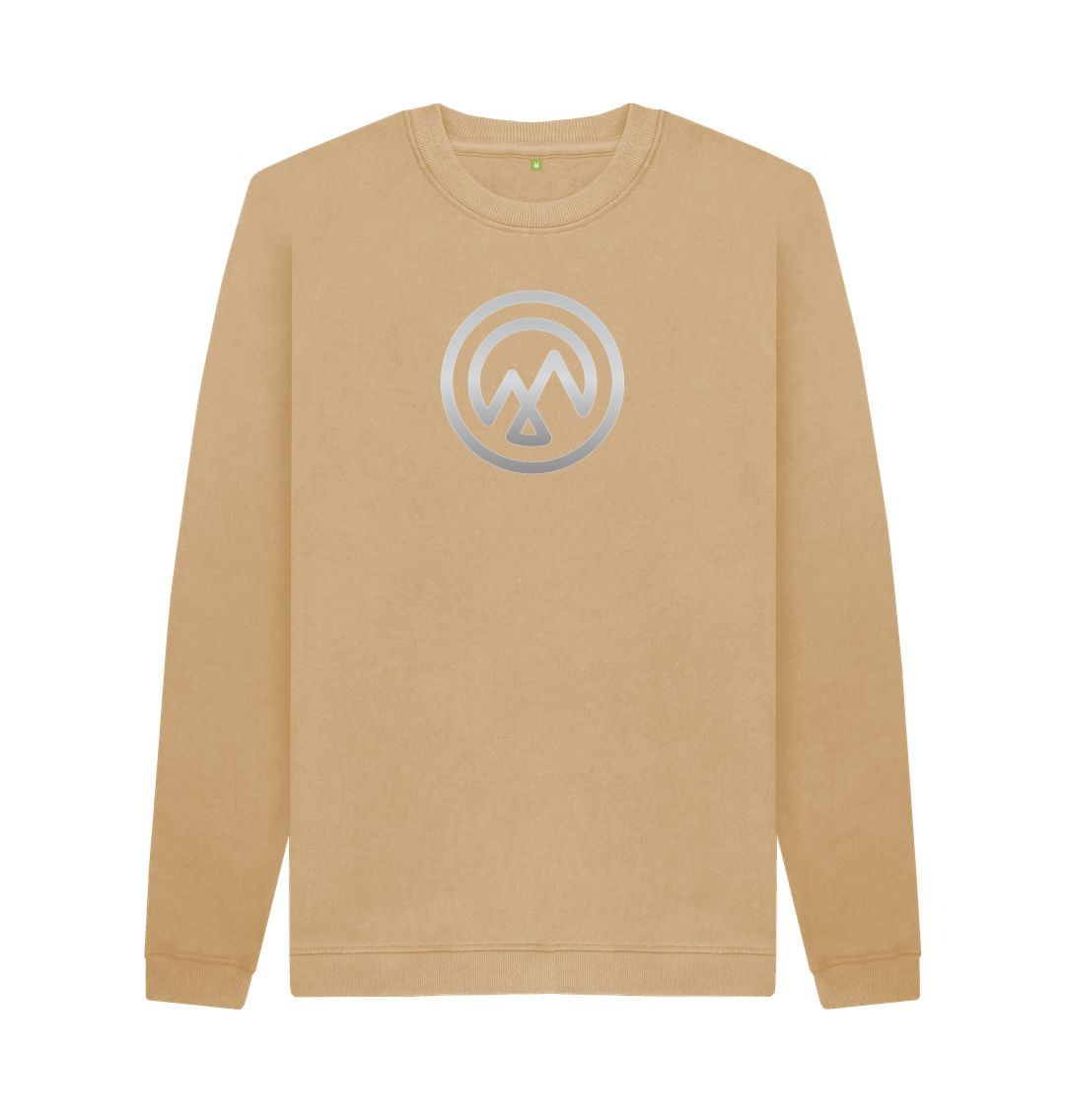 Sand LANDSCAPE Mountain Stencil Logo Unisex Jumper