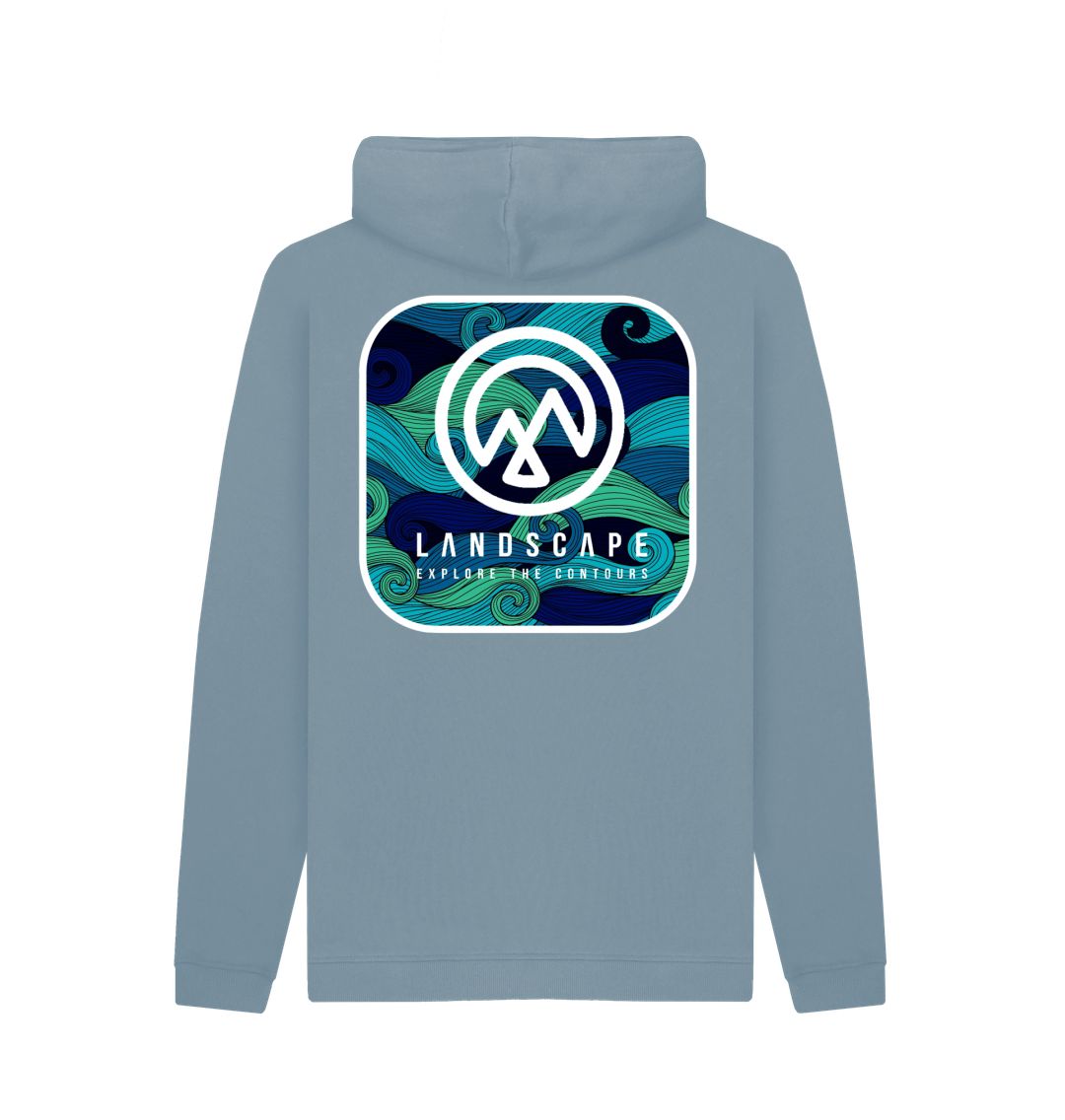 LANDSCAPE Big Wave Unisex Recyclable  Hoodie