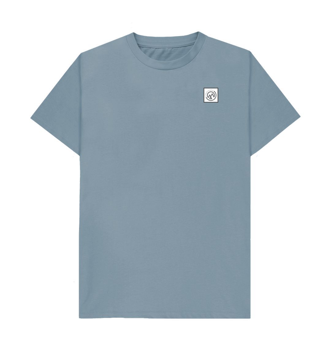 Stone Blue LANDSCAPE Reach The Top T-shirt - Unisex