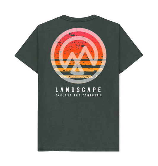 LANDSCAPE Sunset Logo Stamp Recyclable T - Shirt