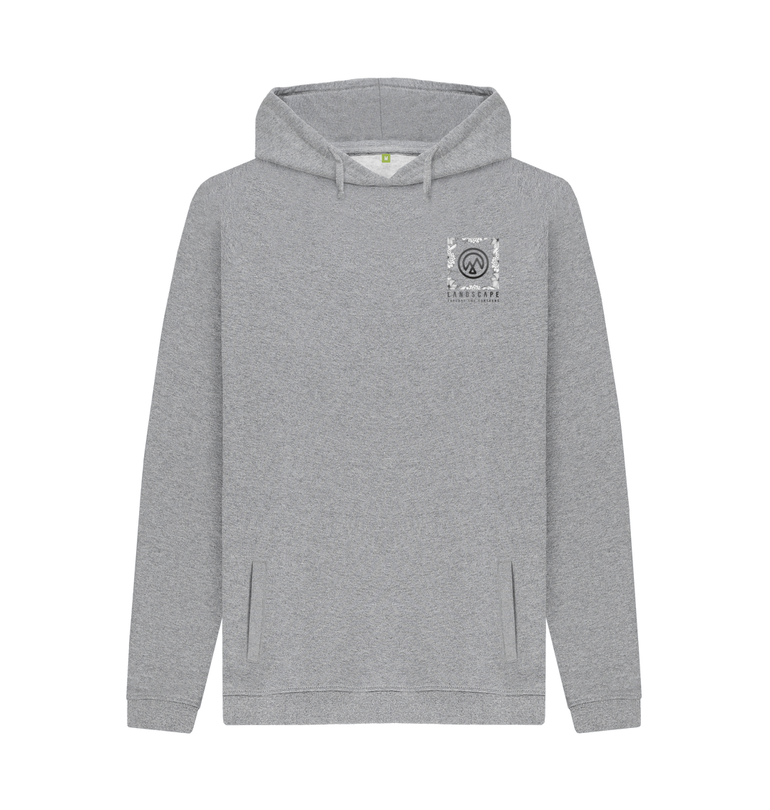 Light Heather Printed Hoody Front