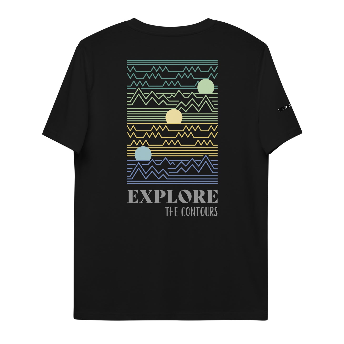 LANDSCAPE Abstract Unisex Organic Cotton T-shirt