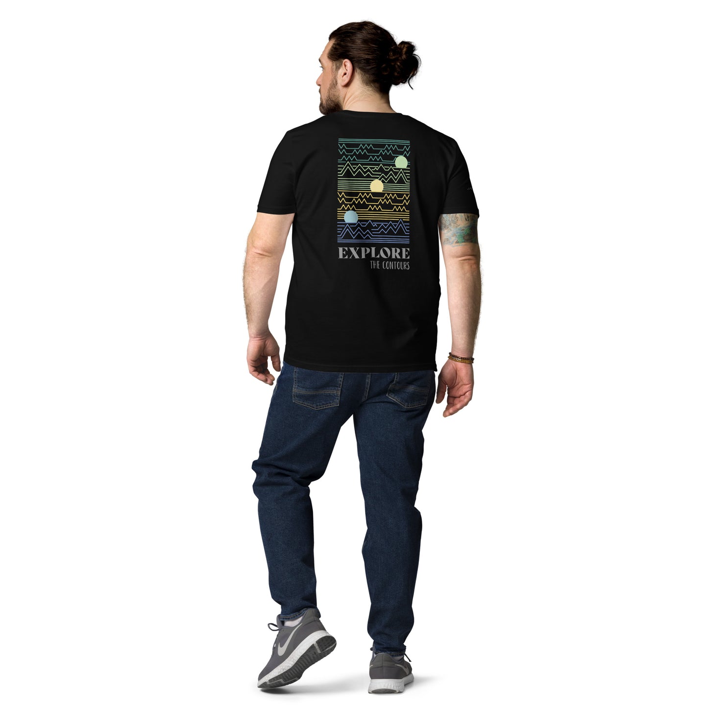 LANDSCAPE Abstract Unisex Organic Cotton T-shirt