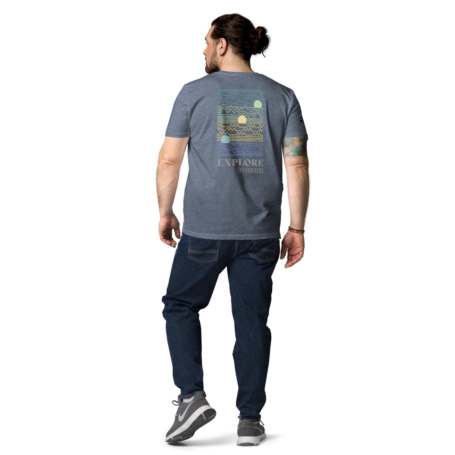 LANDSCAPE Abstract Unisex Organic Cotton T-shirt