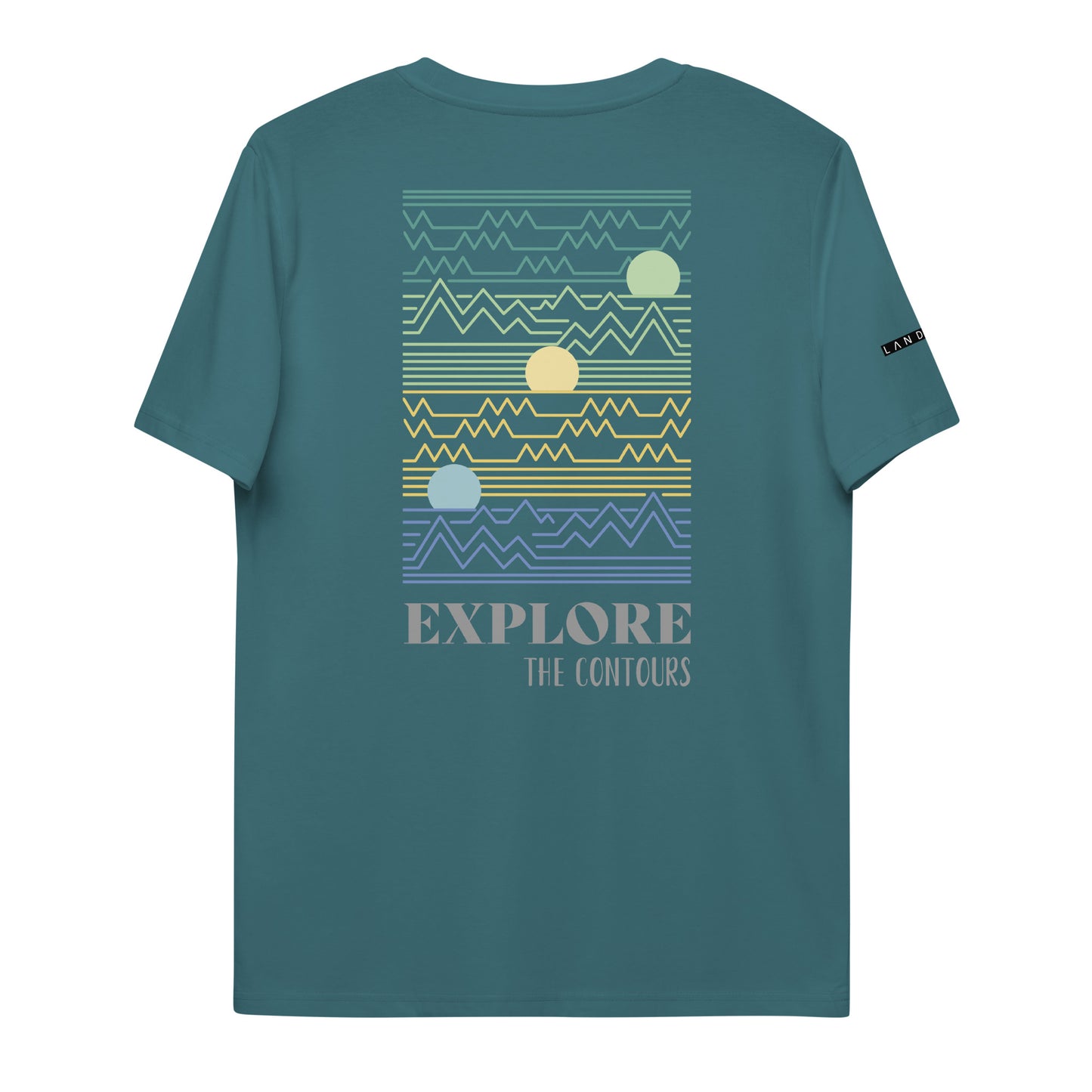 LANDSCAPE Abstract Unisex Organic Cotton T-shirt