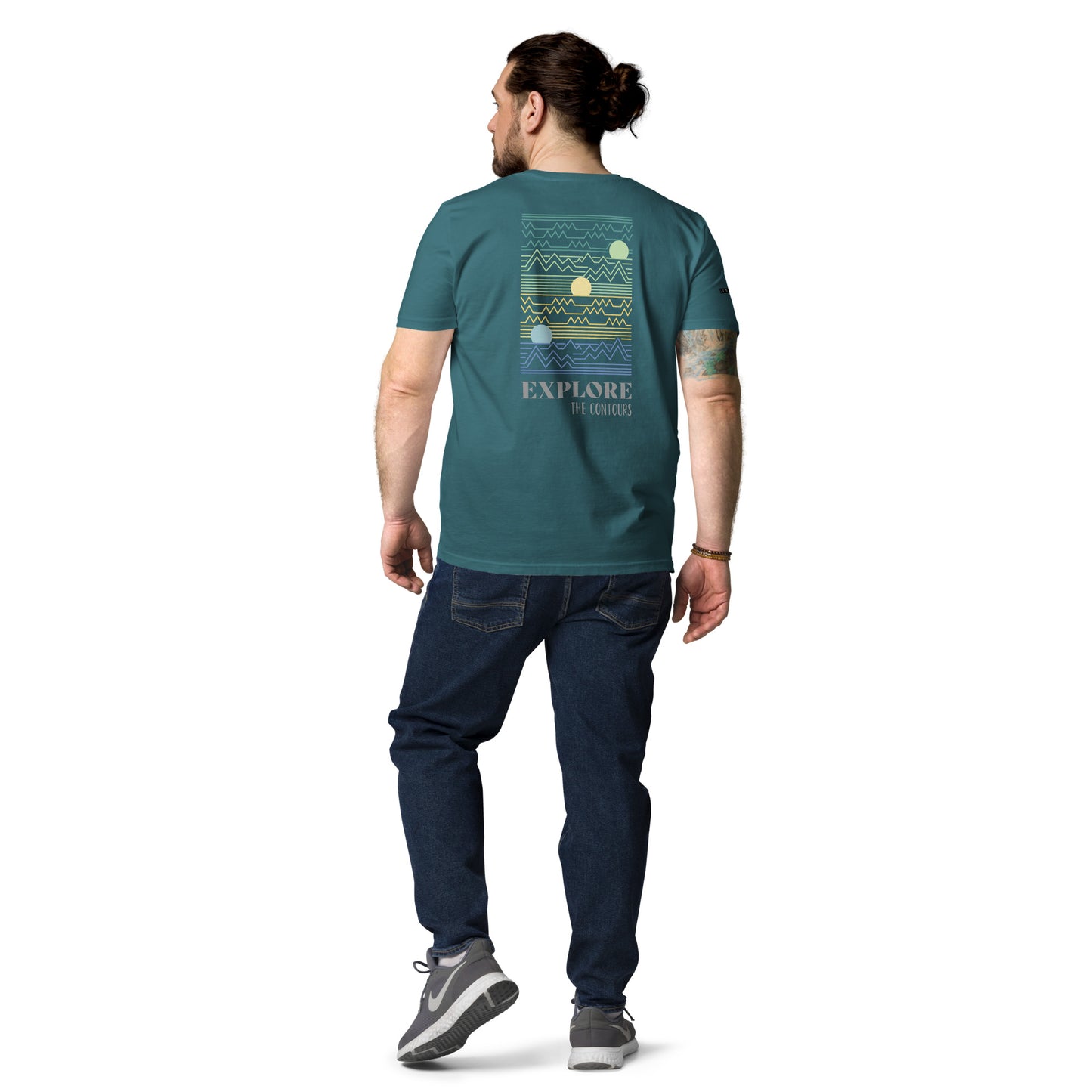 LANDSCAPE Abstract Unisex Organic Cotton T-shirt