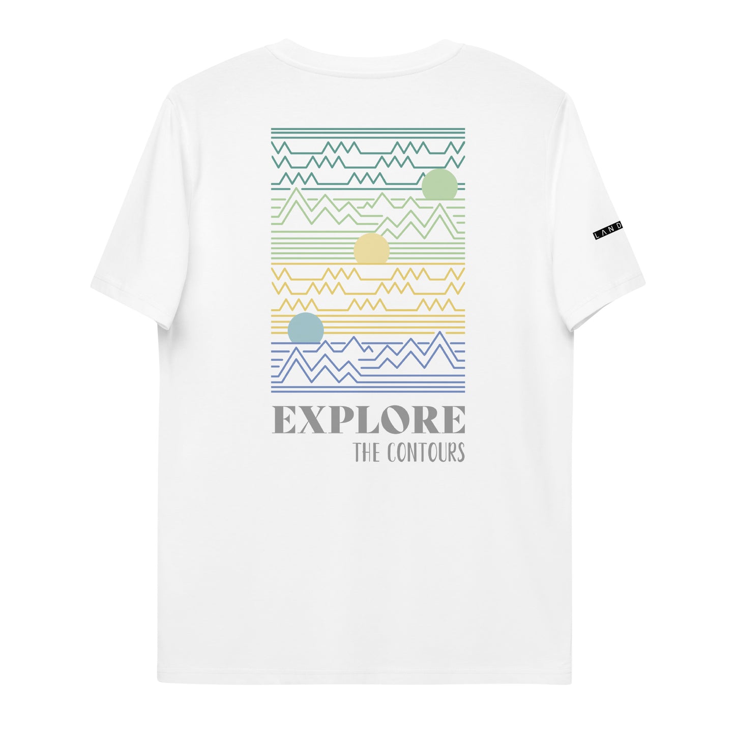 LANDSCAPE Abstract Unisex Organic Cotton T-shirt